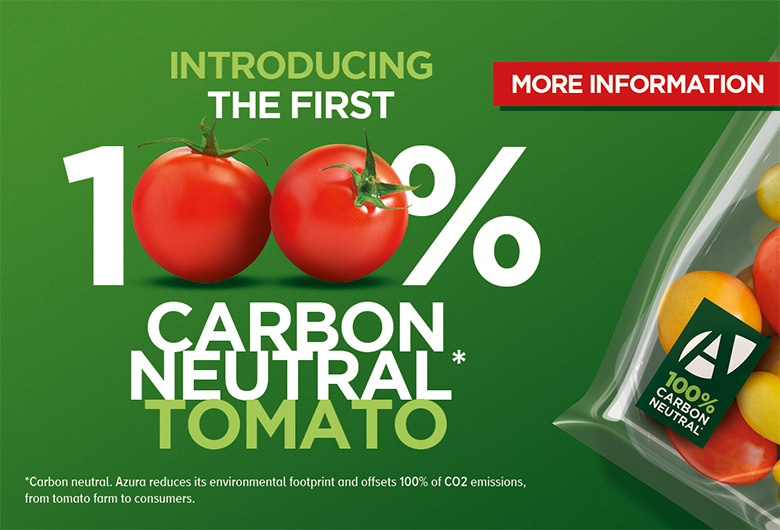 100 percent Carbon Neutral Tomato