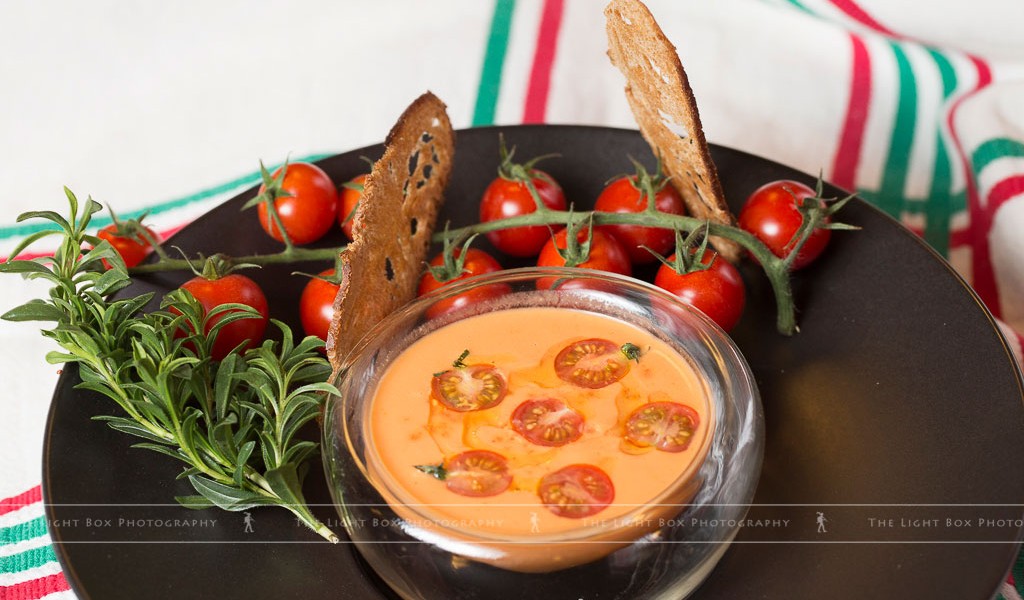 Recette de Gaspacho aux tomates cerises rondes Azura
